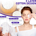 400 Count Cotton Pads for Face, Round Makeup Remover Pads 100% Pure & Organic Cotton Rounds for Face Cleansing, Lint-Free Facial Pads (100 Count (4 Pack))