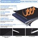 Tevlaphee Windshield Sun Shade for Summer Heat, UV Protection, Car Windshield Cover to Block Sun, Reduce Heat, Foldable Sun Shade for Cars SUVs Trucks Vans, All-Season Use