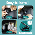Onco Baby Car Mirror for Back Seat - Double Award-Winning, 100% Shatterproof Mirror, 360° Baby Must Haves, New Born Essentials, Car Mirror Rear Facing, Universal & Shake-Proof