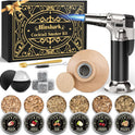 Fathers Day Gift Ideas for Husband, Gifts for Men Whisky Smoker Kit for Bourbon, Anniversary Birthday Gift for Dad Him Husband Grandpa, 6 Flavors Wood Chips for Old Fashioned Smoker Kit (No Butane)