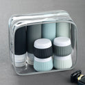 Mrsdry Travel Bottles for Toiletries 8 Pack, Tsa Approved Travel Size Toiletries Containers with Clear Bag, Leak Proof Silicone Squeezable Traveler Essentials Creams Jars