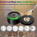 Electric Whiskey Smoker Kit,Rechargeable Cocktail Smoker Kit Built-in Lighter with LED Light and 6 Wood Chips, Old Fashioned Smoker Kit, Bourbon Whiskey Gift Ideas for Men/Dad/Husband