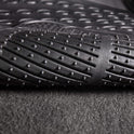FH Group Automotive Floor Mats Solid Black Climaproof for All Weather Protection Universal Fit Trimmable Heavy Duty fits Most Cars, SUVs, and Trucks, 3pc Full Set F11306BLACK