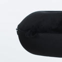 Travel Neck Pillow, Top Memory Foam Pillow for Head Support, Ideal for Airplanes, Cars, and Home Recliners, Adjustable and Soft (Black)