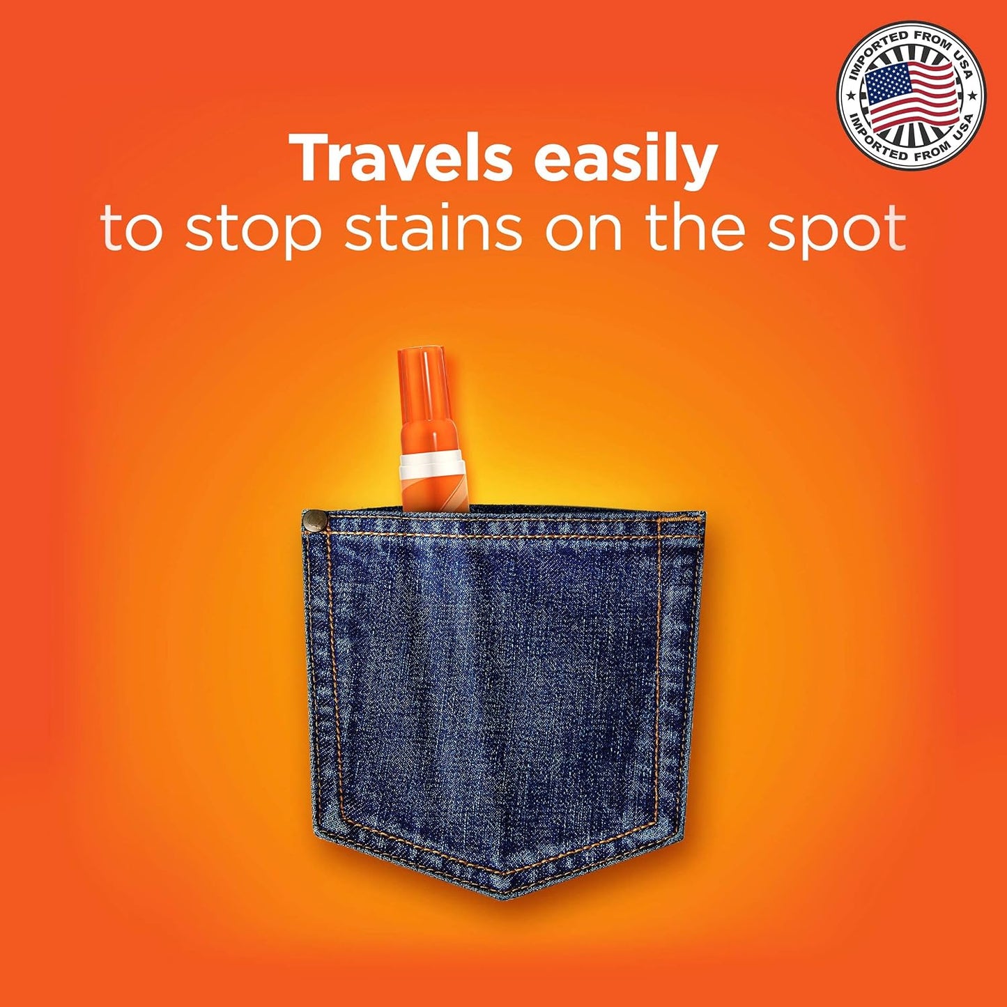 Tide To Go Instant Stain Remover, Tide Pen Stain Remover for Clothes, Instant Stain Remover Pen & Spot Cleaner, Portable & Travel-Friendly, Works on Food & Drink Stains, 1 Count Pack