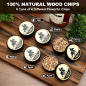 Electric Whiskey Smoker Kit - Old Fashioned Cocktail Smoker Kit with 6 Wood Chips No Butane Needed, Rechargeable Drink Smoker Set with Lights, Bourbon Gift Ideas for Men Dad Husband