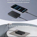 Anker MagGo Power Bank, Ultra-Slim 10,000mAh Magnetic Battery Pack