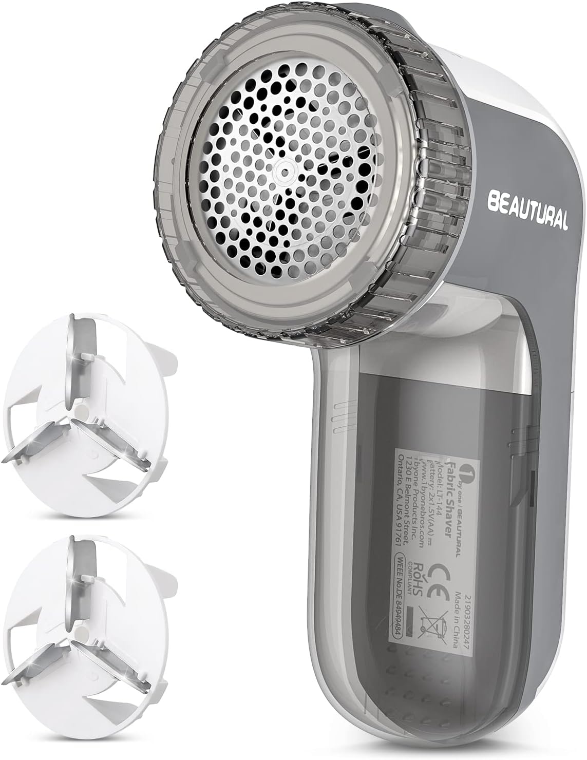 BEAUTURAL Fabric Shaver and Lint Remover, Sweater Defuzzer with 2-Speeds