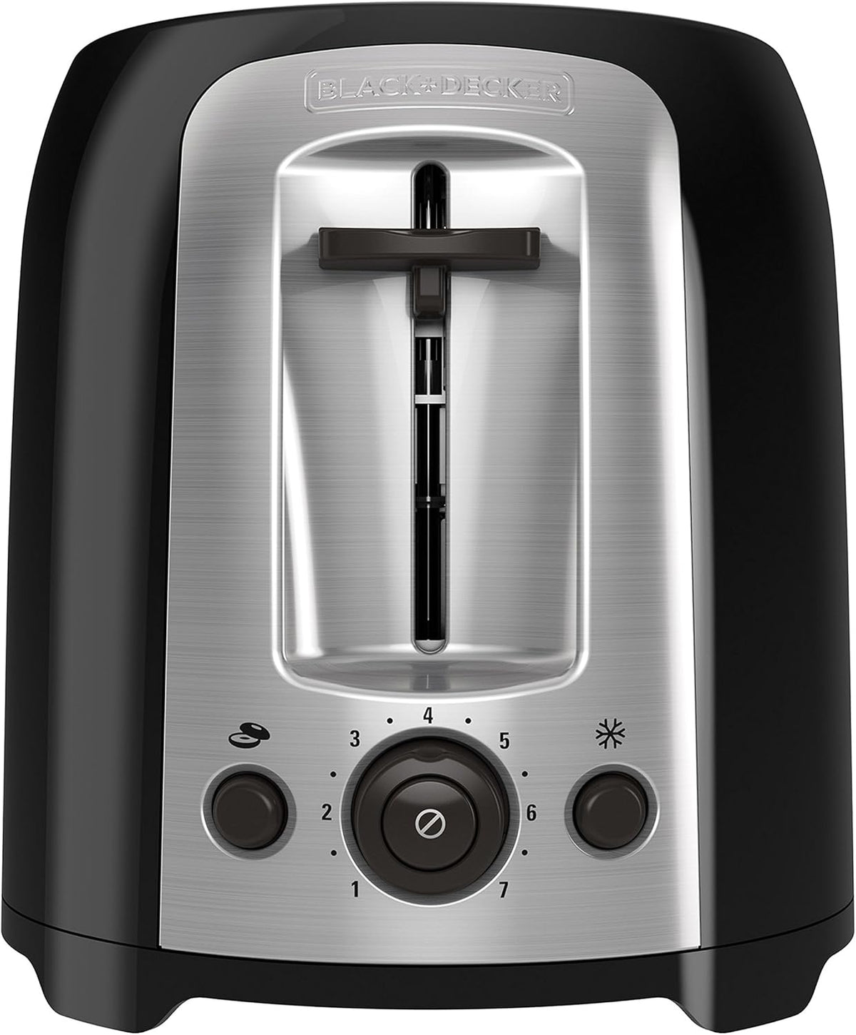 BLACK+DECKER 2-Slice Extra Wide Slot Toaster, Classic Oval
