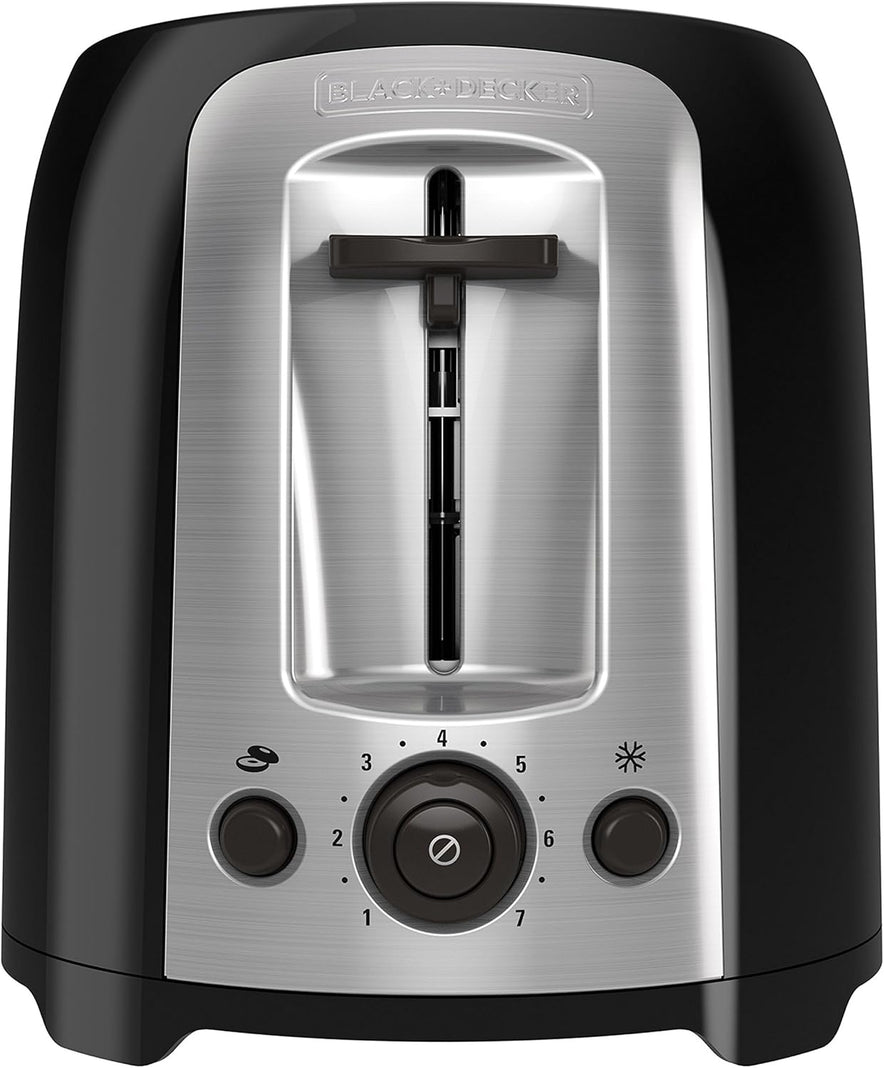 BLACK+DECKER 2-Slice Extra Wide Slot Toaster, Classic Oval