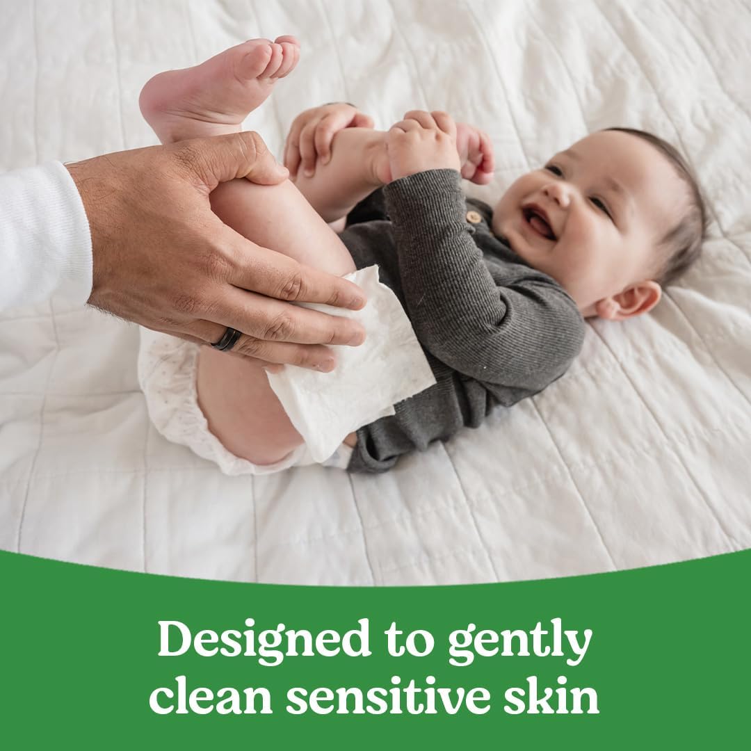 Baby Wipes, Unscented, Hypoallergenic, 99% Purified Water, 15 Flip