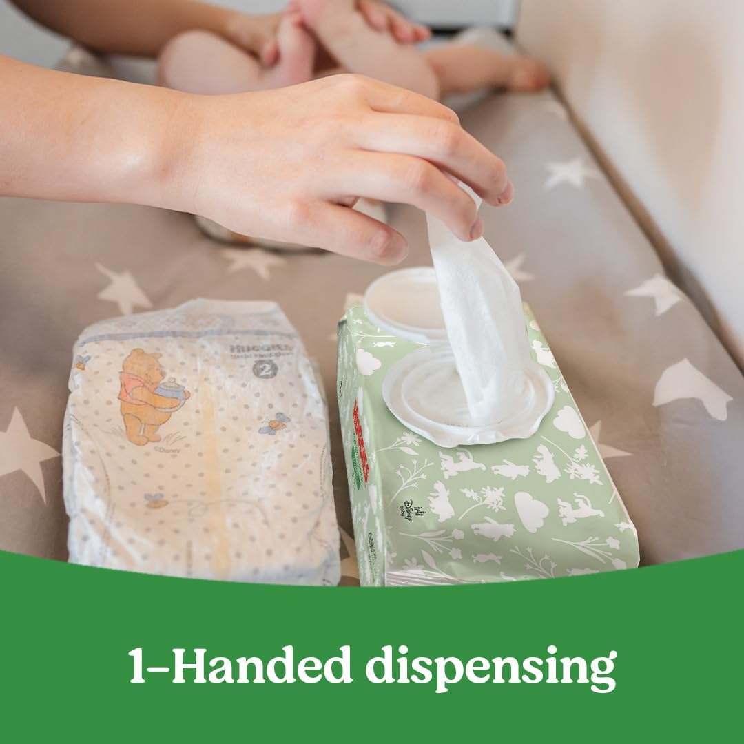 Baby Wipes, Unscented, Hypoallergenic, 99% Purified Water, 15 Flip