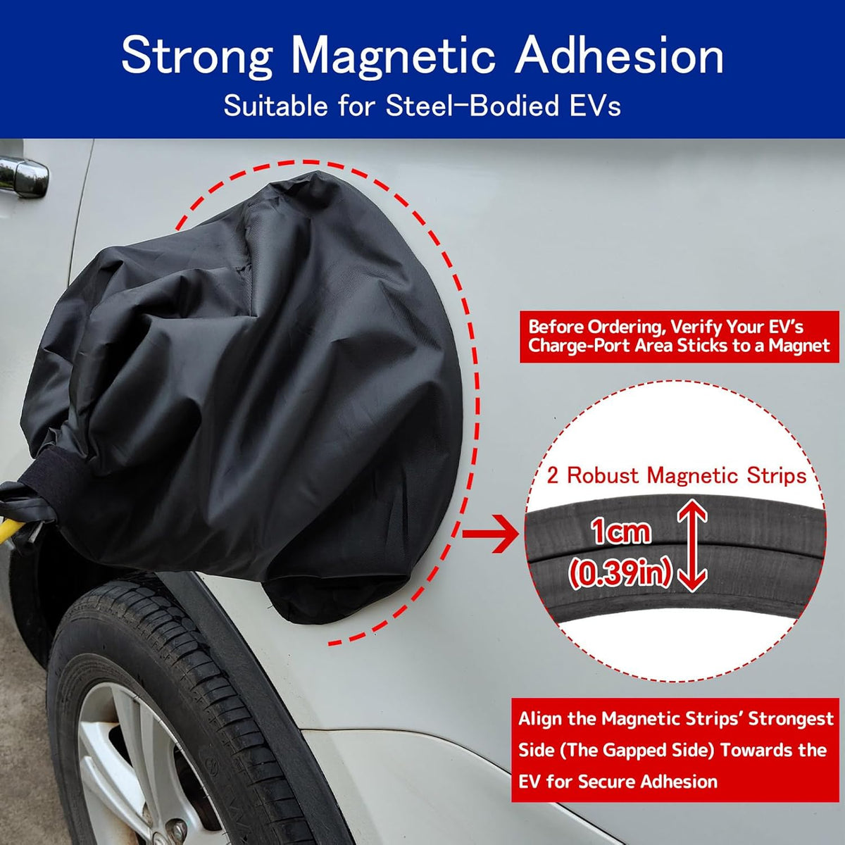 EV Charger Port Cover, Electric Car Charger Plug Cover
