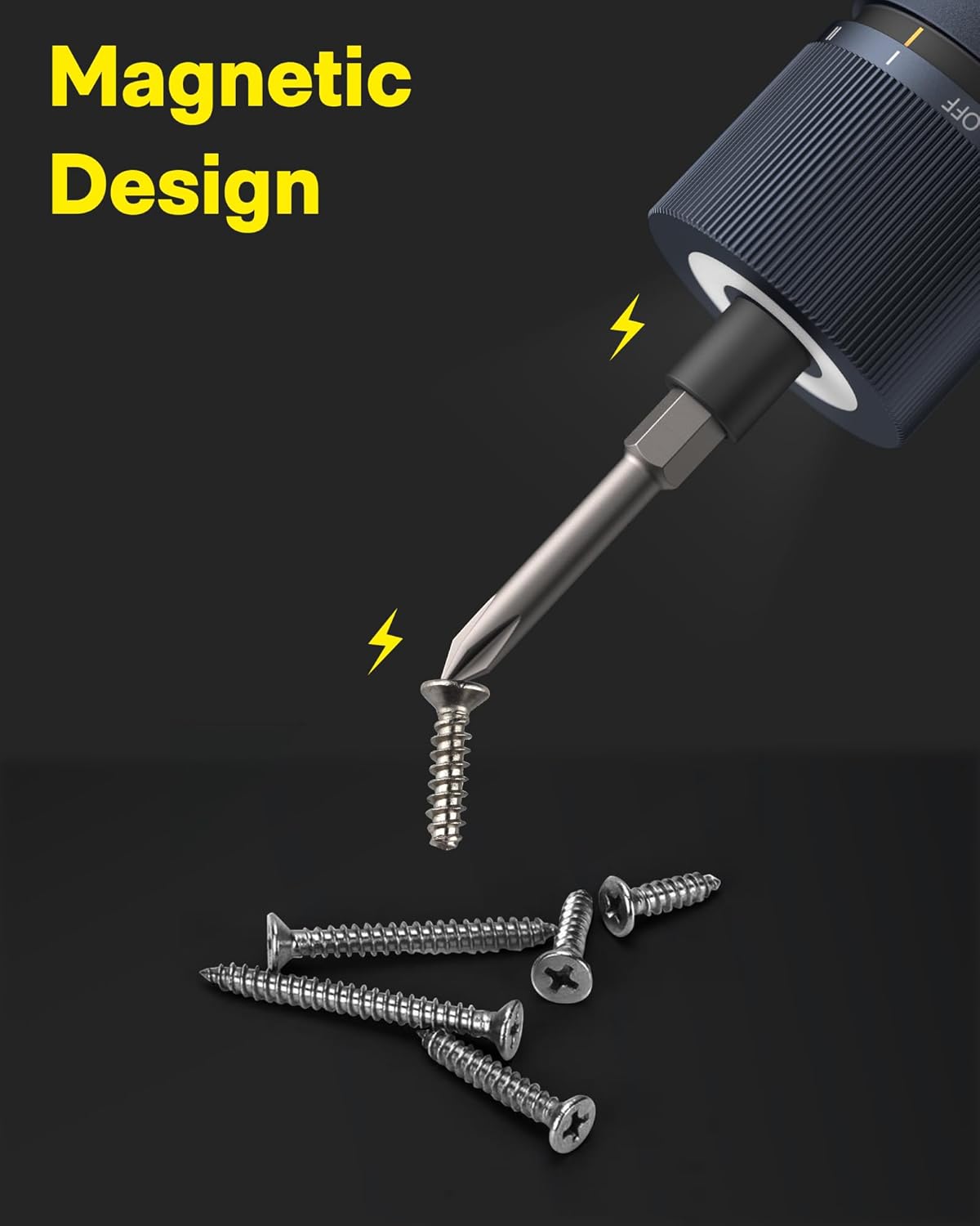 Electric Screwdriver Set, 3.6V Cordless Screwdriver Set USB-C