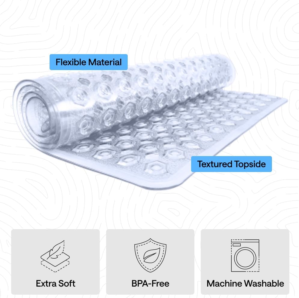GORILLA GRIP Patented Bath Tub Shower Mat