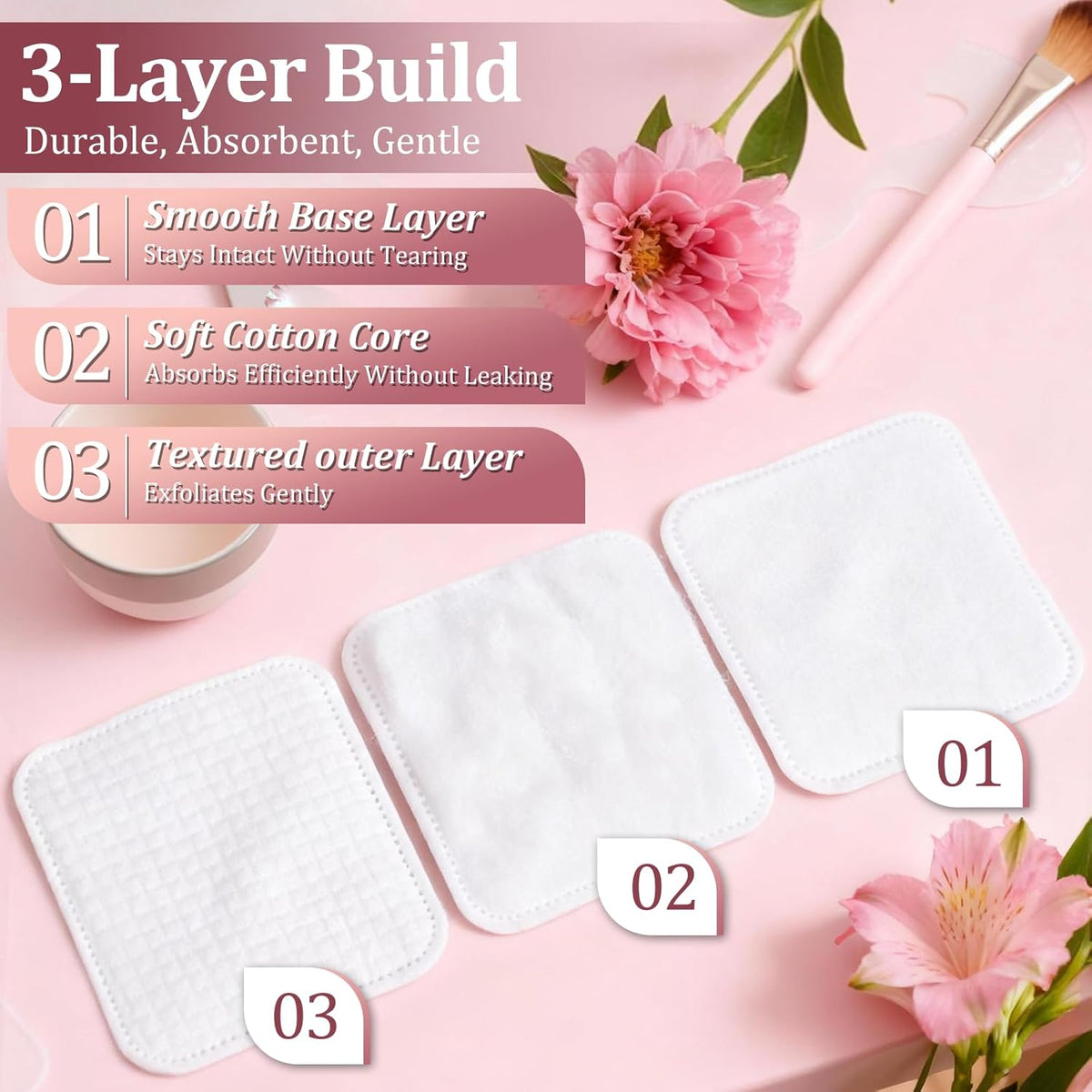 Large Cotton Pads for Face