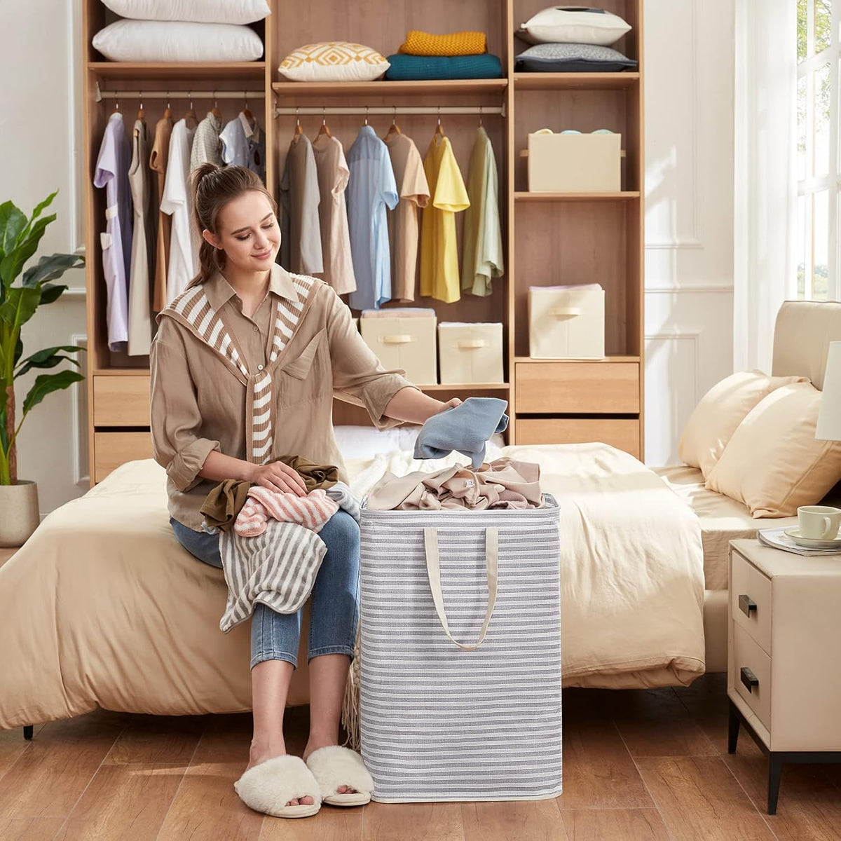 Lifewit 2-Pack 80L Freestanding Laundry Hamper