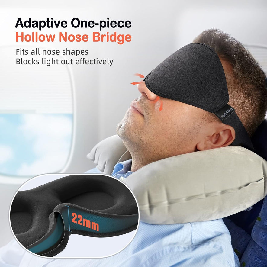 LitBear Sleep Mask for Side Sleeper Women Men