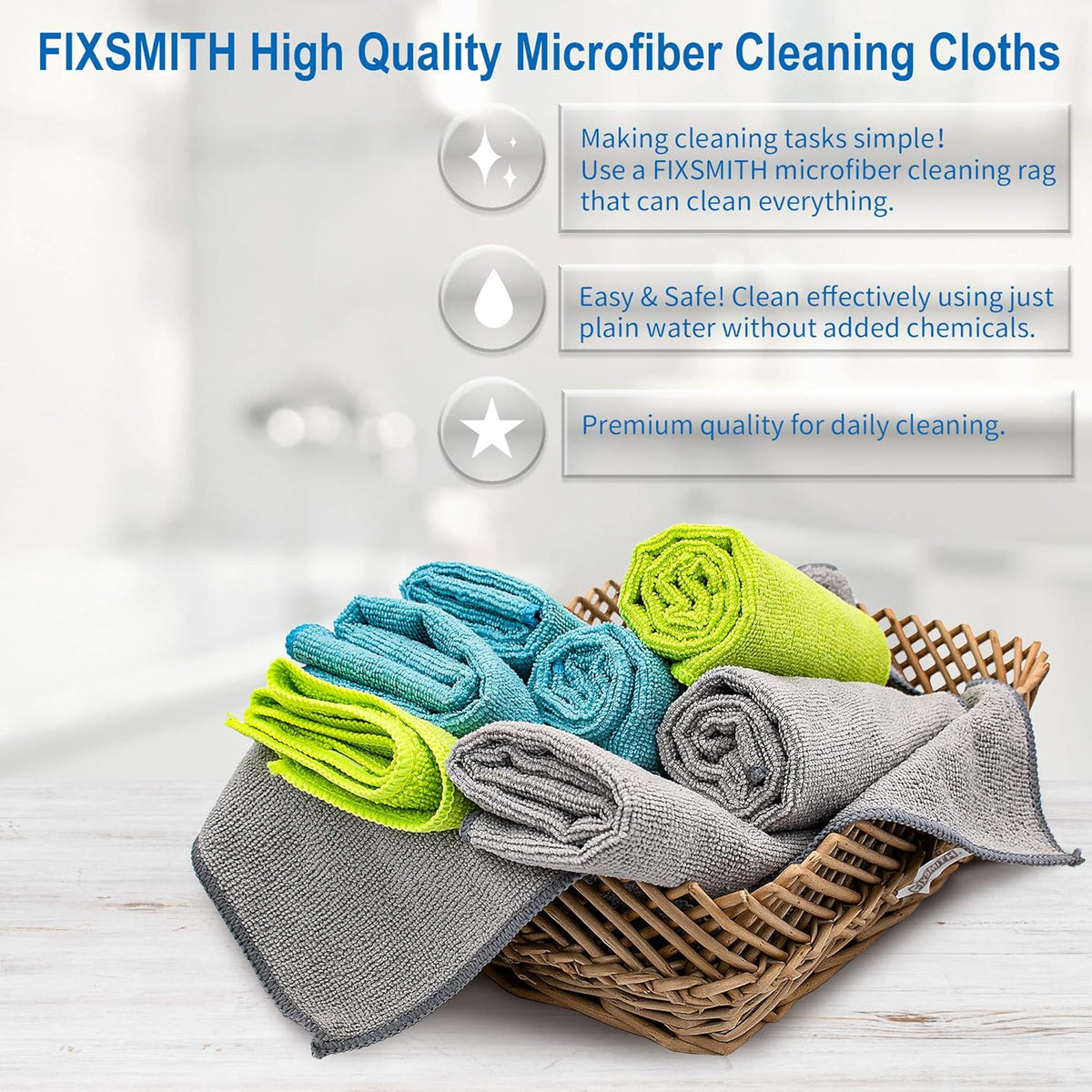 Multi-Functional Cleaning Towels, Highly Absorbent Cleaning Rags