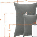 NTBAY 2 Pack Tiny Pillows, 11"x7" Microfiber Mini Pillows for Trave