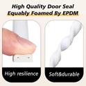 SUNMON Weather Stripping Door Seal Strip D-Type