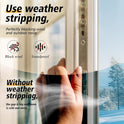 SUNMON Weather Stripping Door Seal Strip D-Type