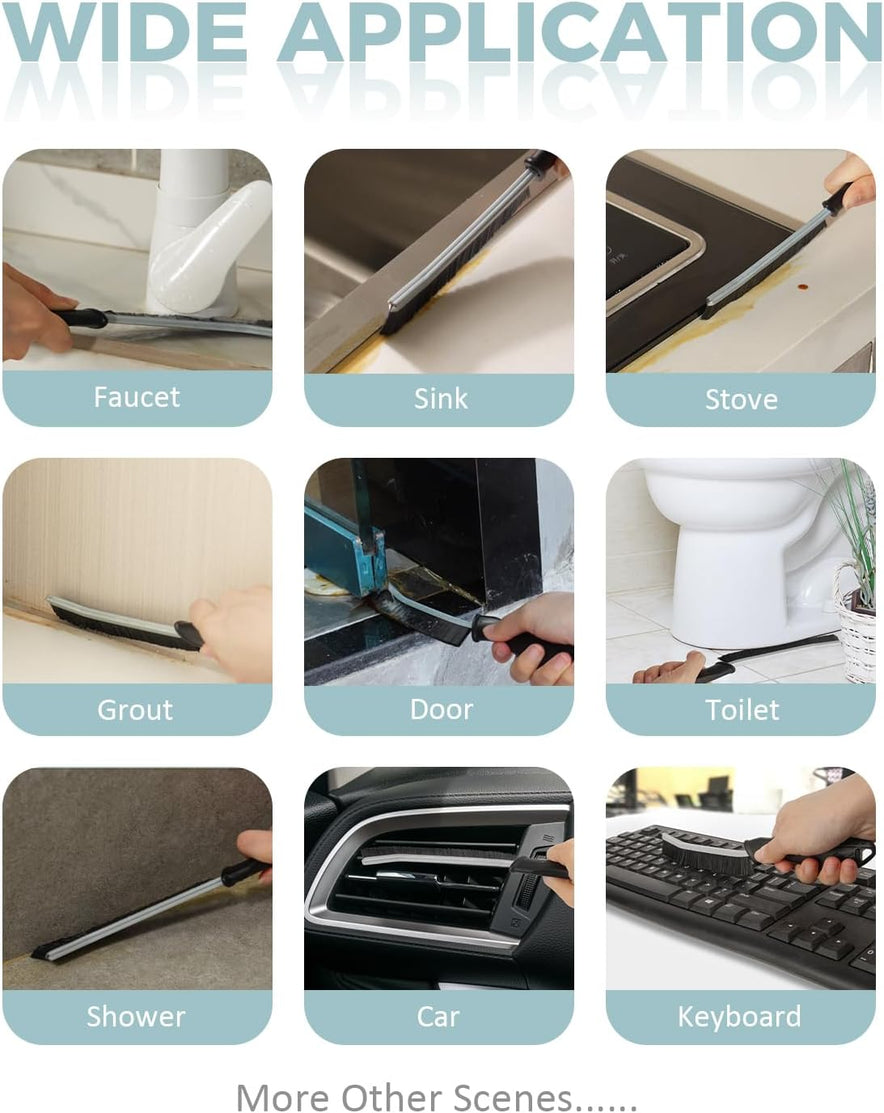 SXhyf Cleaning Brush - Hard Bristle Crevice Cleaning Brush