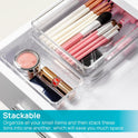 Vtopmart 25 PCS Plastic Clear Drawer Organizer, Acrylic Desk Drawer organizers