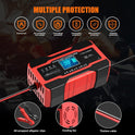 YONHAN Battery Charger 10-Amp 12V and 24V Fully-Automatic Smart Car Battery Charger