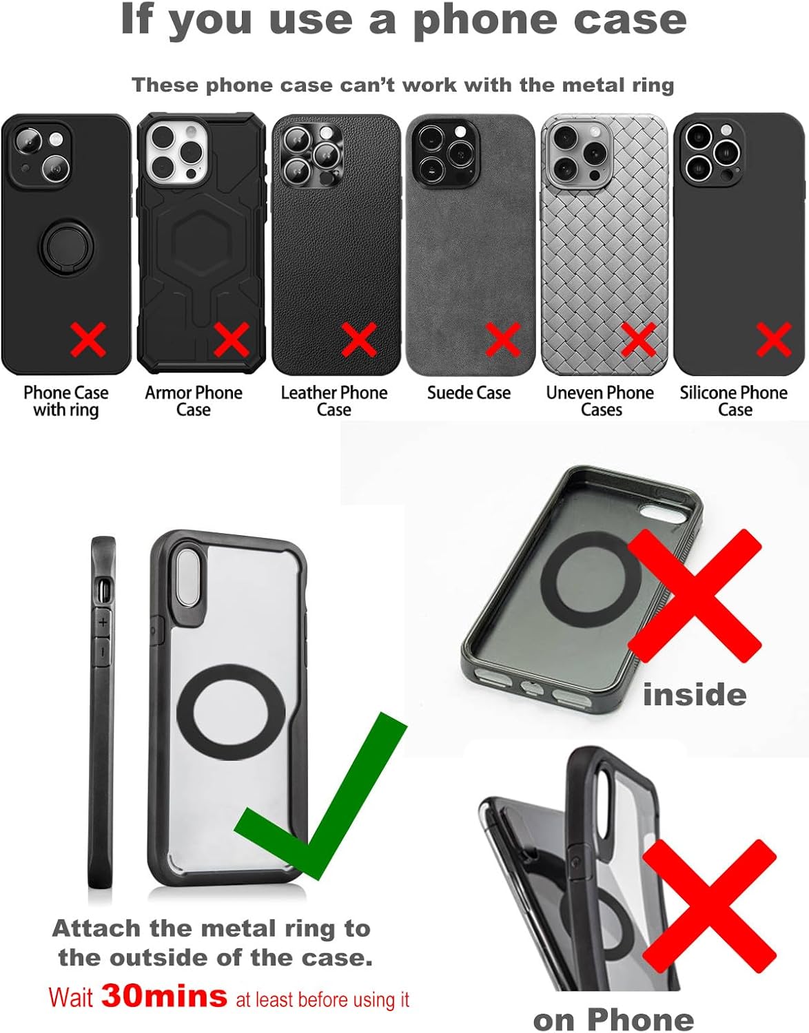 snanlen Upgraded 360° Nano Gel Vacuum Magnetic Phone Holder